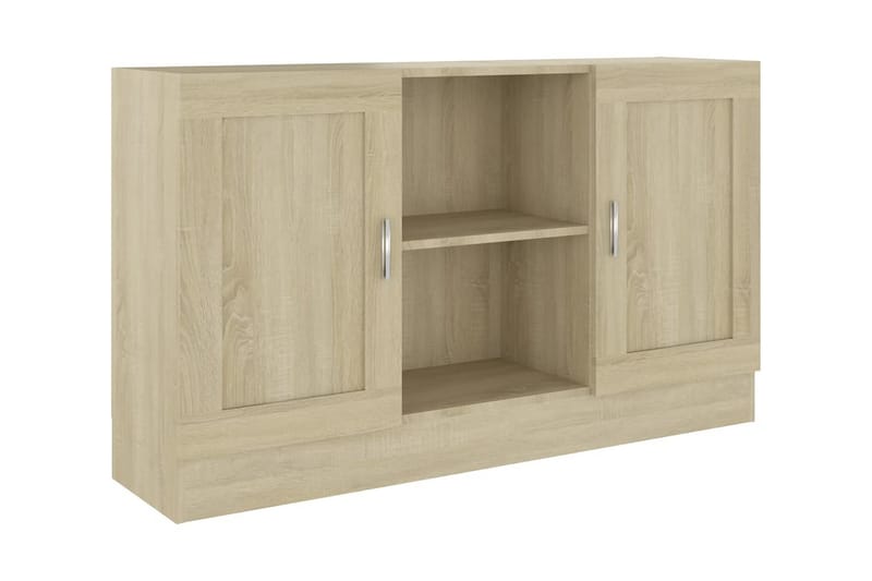 Skänk sonoma-ek 120x30,5x70 cm spånskiva - Brun - Förvaring - Förvaringsmöbler - Sideboard & skänk