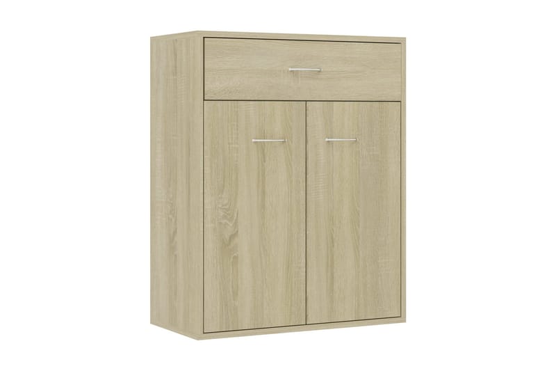 Skänk sonoma-ek 60x30x75 cm spånskiva - Brun - Sideboard & skänk