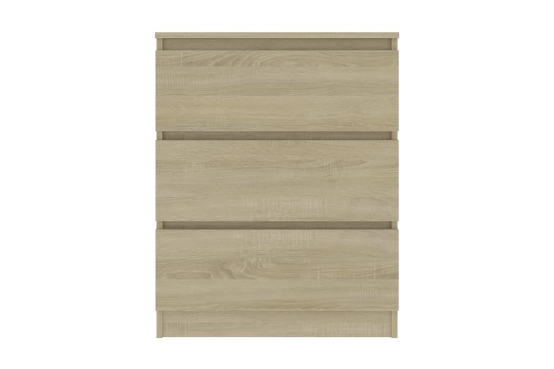 Skänk sonoma-ek 60x33,5x76 cm spånskiva - Brun - Förvaring - Förvaringsmöbler - Sideboard & skänk