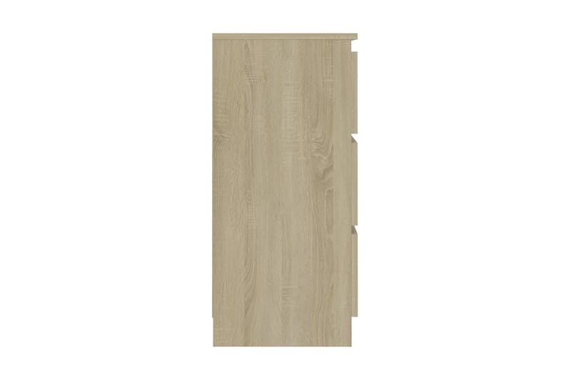Skänk sonoma-ek 60x33,5x76 cm spånskiva - Brun - Förvaring - Förvaringsmöbler - Sideboard & skänk