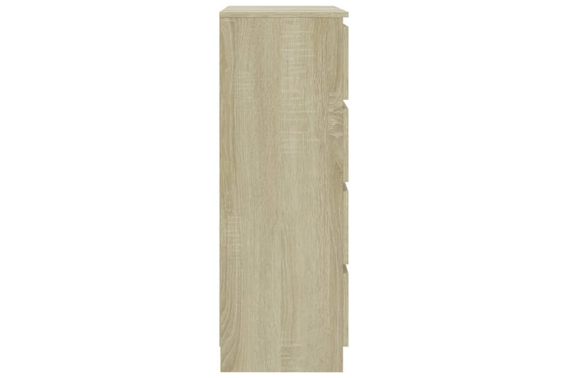 Skänk sonoma-ek 60x35x98,5 cm spånskiva - Brun - Förvaring - Förvaringsmöbler - Sideboard & skänk