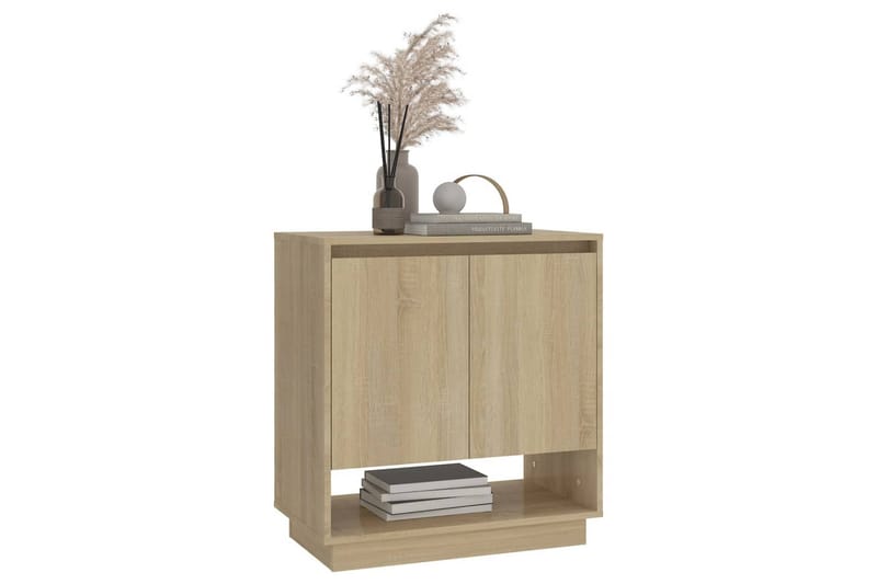 Skänk sonoma-ek 70x41x75 cm spånskiva - Ek - Förvaring - Förvaringsmöbler - Sideboard & skänk