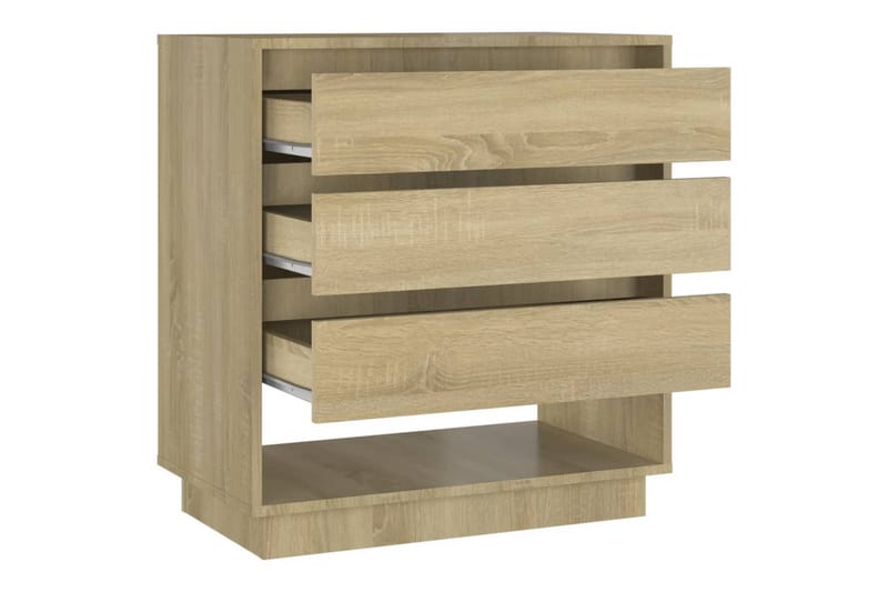 Skänk sonoma-ek 70x41x75 cm spånskiva - Ek - Förvaring - Förvaringsmöbler - Sideboard & skänk