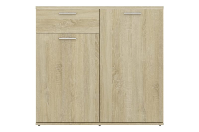 Skänk sonoma-ek 80x36x75 cm spånskiva - Brun - Förvaring - Förvaringsmöbler - Sideboard & skänk