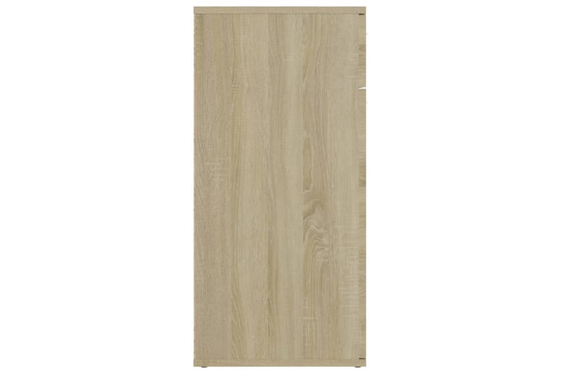 Skänk sonoma-ek 80x36x75 cm spånskiva - Brun - Förvaring - Förvaringsmöbler - Sideboard & skänk