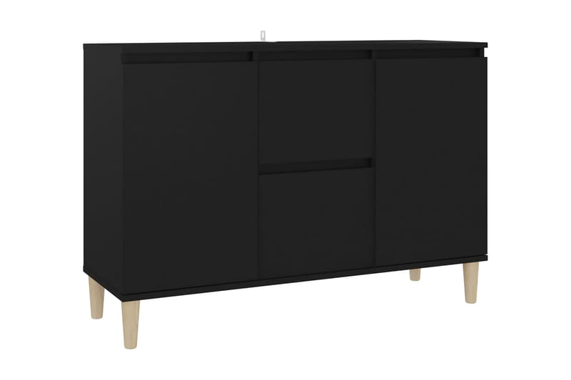 Skänk svart 103,5x35x70 cm spånskiva - Svart - Sideboard & skänk