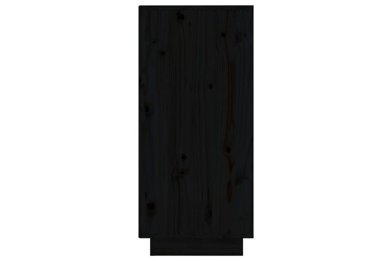 Skänk svart 31,5x34x75 cm massiv furu - Svart - Sideboard & skänk