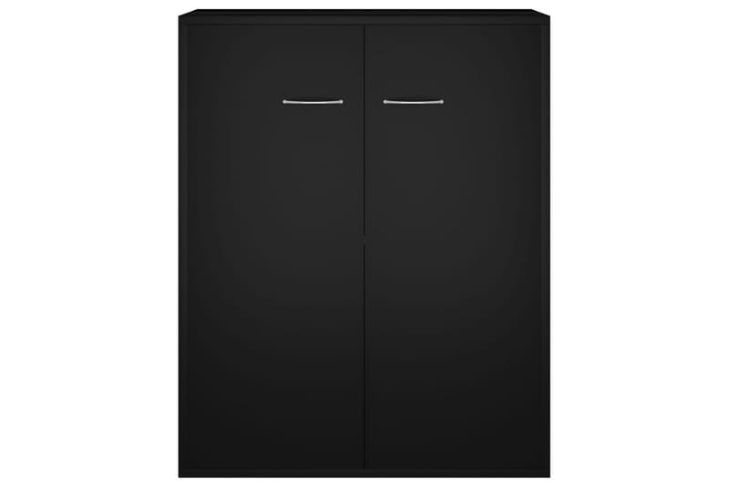 Skänk svart 60x30x75 cm spånskiva - Svart - Förvaring - Förvaringsmöbler - Sideboard & skänk