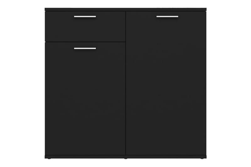 Skänk svart 80x36x75 cm spånskiva - Svart - Förvaring - Förvaringsmöbler - Sideboard & skänk