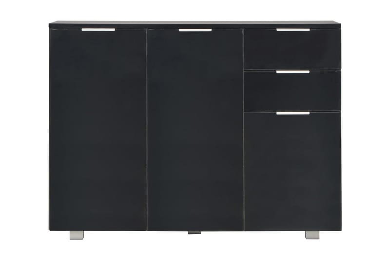 Skänk svart högglans 107x35x76 cm - Svart - Sideboard & skänk