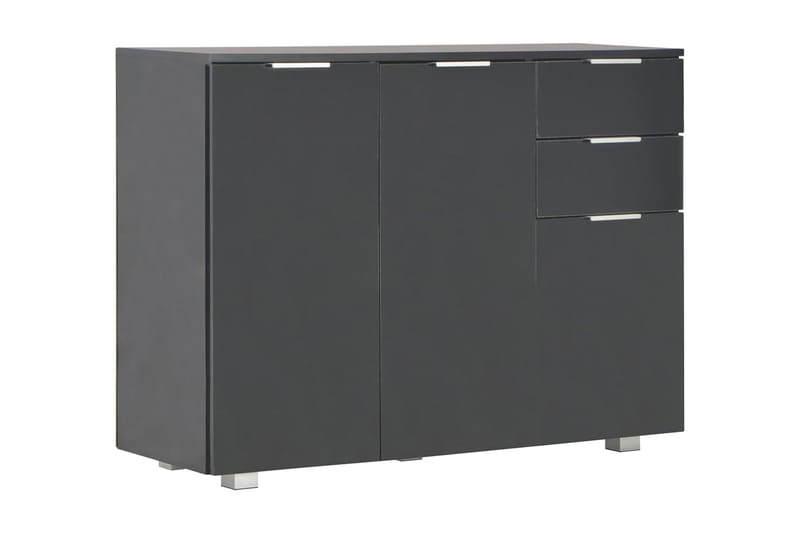 Skänk svart högglans 107x35x76 cm - Svart - Sideboard & skänk