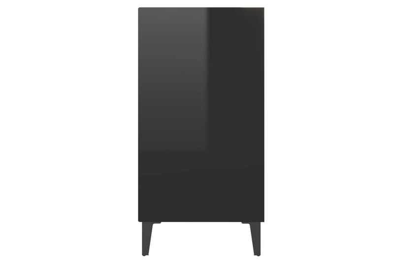 Skänk svart högglans 57x35x70 cm spånskiva - Svart - Sideboard & skänk