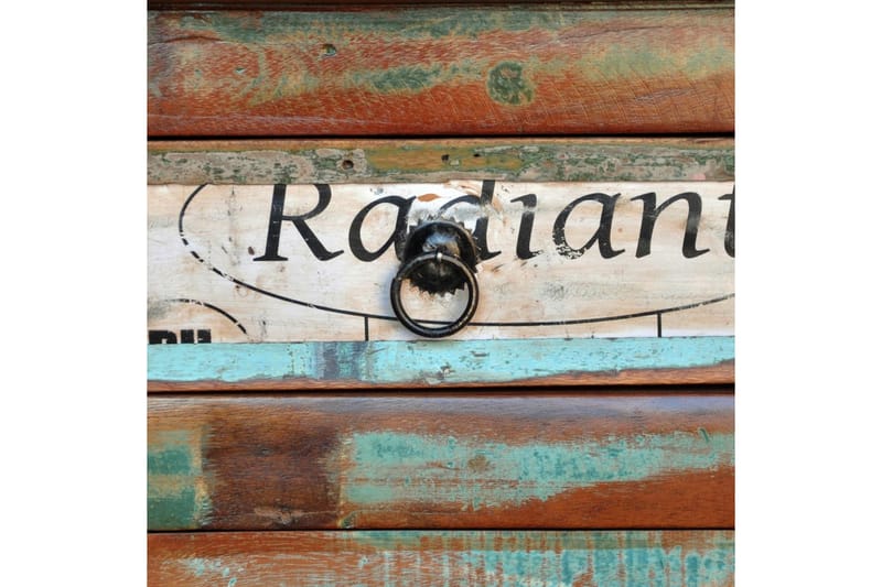 Skänk vintage återvunnet trä 2 lådor 2 luckor - Brun - Förvaring - Förvaringsmöbler - Sideboard & skänk