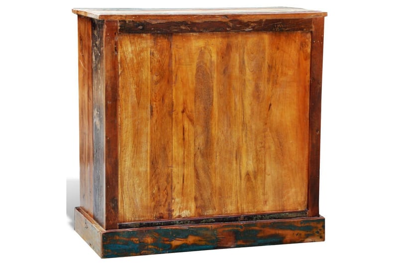 Skänk vintage återvunnet trä 2 lådor 2 luckor - Brun - Förvaring - Förvaringsmöbler - Sideboard & skänk