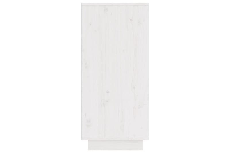 Skänk vit 31,5x34x75 cm massiv furu - Vit - Sideboard & skänk