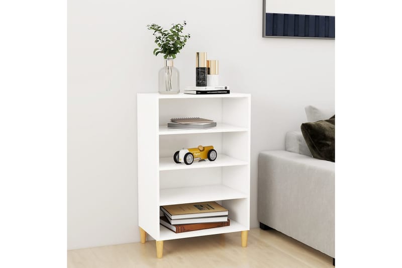 Skänk vit 57x35x90 cm spånskiva - Vit - Förvaring - Förvaringsmöbler - Sideboard & skänk