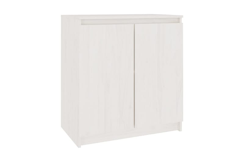 Skänk vit 60x36x65 cm massiv furu - Vit - Förvaring - Förvaringsmöbler - Sideboard & skänk