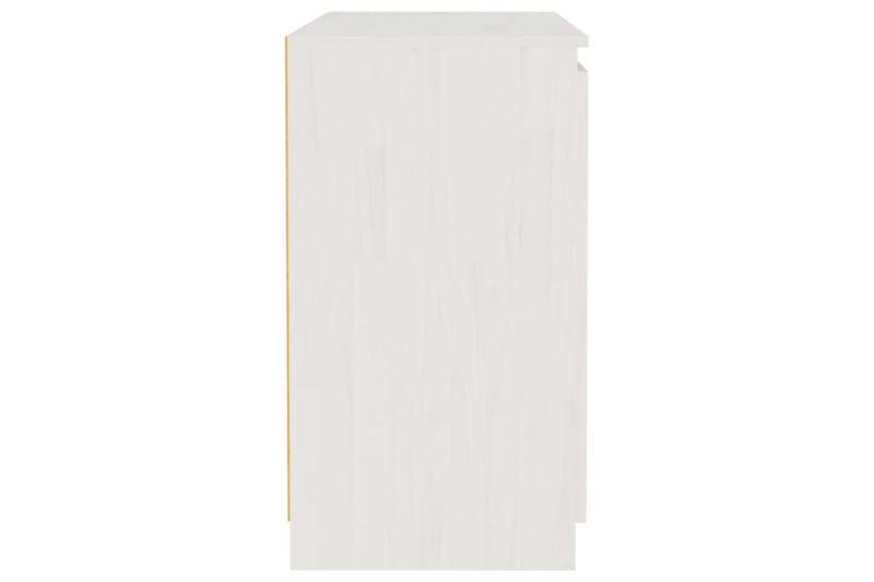 Skänk vit 60x36x65 cm massiv furu - Vit - Förvaring - Förvaringsmöbler - Sideboard & skänk