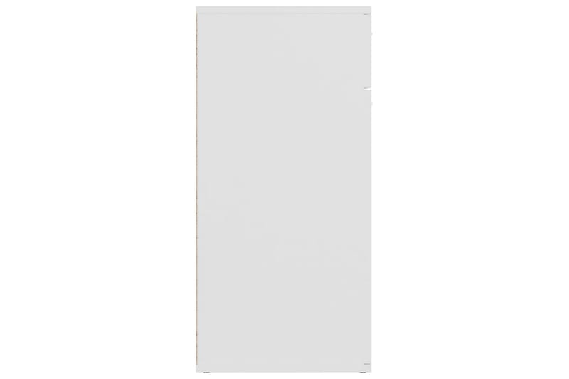 Skänk vit 80x36x75 cm spånskiva - Vit - Förvaring - Förvaringsmöbler - Sideboard & skänk