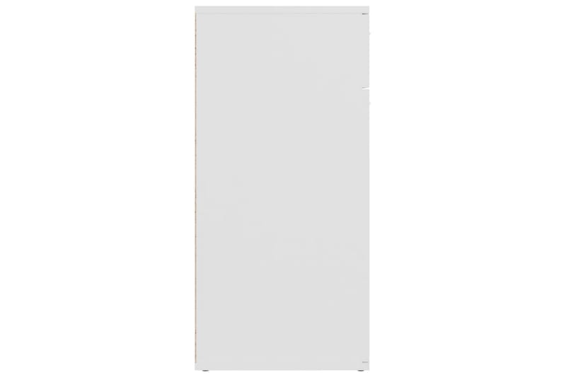 Skänk vit 80x36x75 cm spånskiva - Vit - Sideboard & skänk