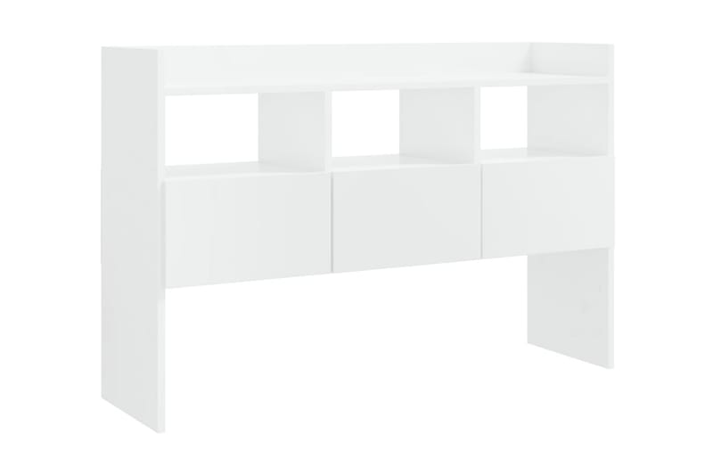 Skänk vit högglans 105x30x70 cm spånskiva - Vit högglans - Sideboard & skänk