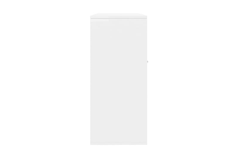 Skänk vit högglans 88x30x70 cm spånskiva - Vit högglans - Sideboard & sk�änk