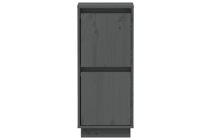 Skänkar 2 st grå 31,5x34x75 cm massiv furu - Grå - Förvaring - Förvaringsmöbler - Sideboard & skänk