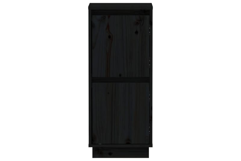 Skänkar 2 st svart 31,5x34x75 cm massiv furu - Svart - Förvaring - Förvaringsmöbler - Sideboard & skänk