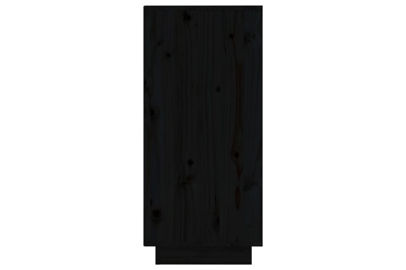 Skänkar 2 st svart 31,5x34x75 cm massiv furu - Svart - Förvaring - Förvaringsmöbler - Sideboard & skänk