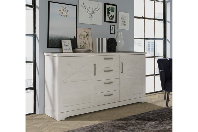Svetis Sideboard 42x183 cm - Vit - Förvaring - Förvaringsmöbler - Sideboard & skänk