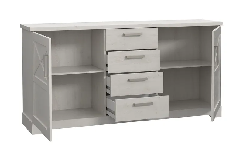 Svetis Sideboard 42x183 cm - Vit - Förvaring - Förvaringsmöbler - Sideboard & skänk