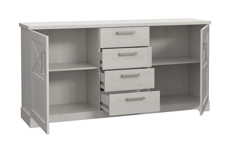 Svetis Sideboard 42x183 cm - Vit - Förvaring - Förvaringsmöbler - Sideboard & skänk