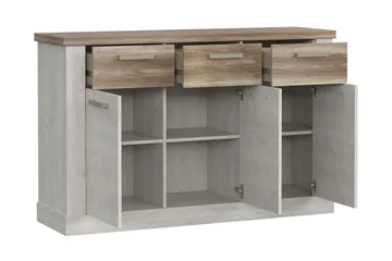 Talebi Skänk 41x141 cm i Trä - Vit|Brun - Förvaring - Förvaringsmöbler - Sideboard & skänk