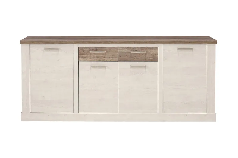 Talebi Skänk 41x213 cm - Brun/Vit - Förvaring - Förvaringsmöbler - Sideboard & skänk