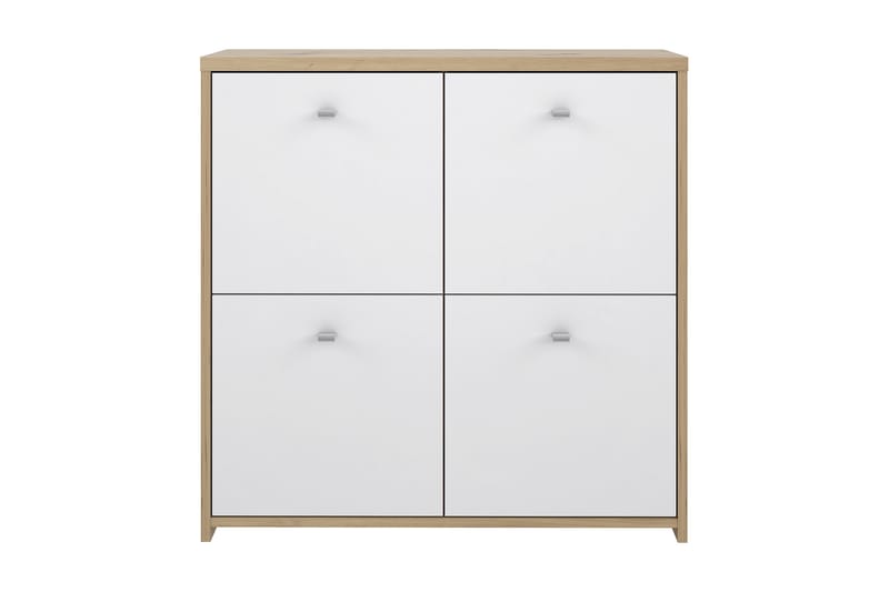 Toledor Sideboard 4 Skåp 74x77 cm - Brun/Vit - Förvaring - Förvaringsmöbler - Sideboard & skänk
