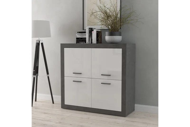 Tolovgrad Sideboard 41x113 cm - Grå/Vit - Förvaring - Förvaringsmöbler - Sideboard & skänk