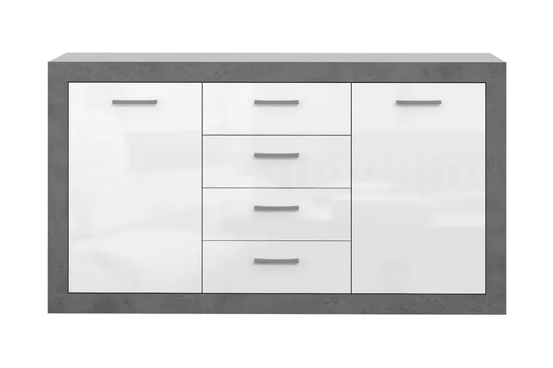 Tolovgrad Sideboard 41x153 cm - Grå/Vit - Förvaring - Förvaringsmöbler - Sideboard & skänk