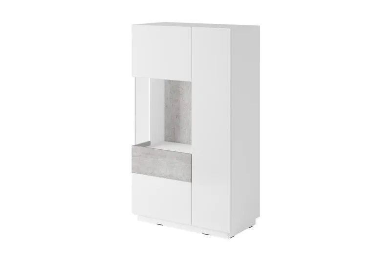 Tomeka Sideboard, Vit/Trä