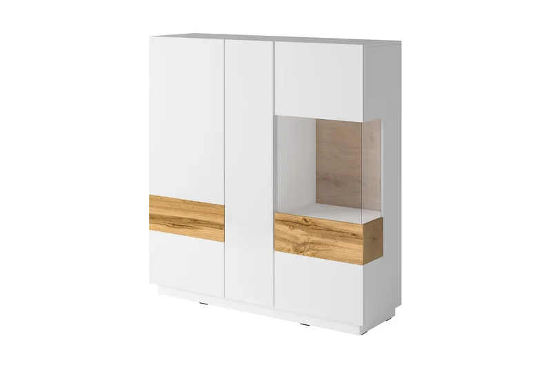 Tomeka Sideboard, Vit/Trä