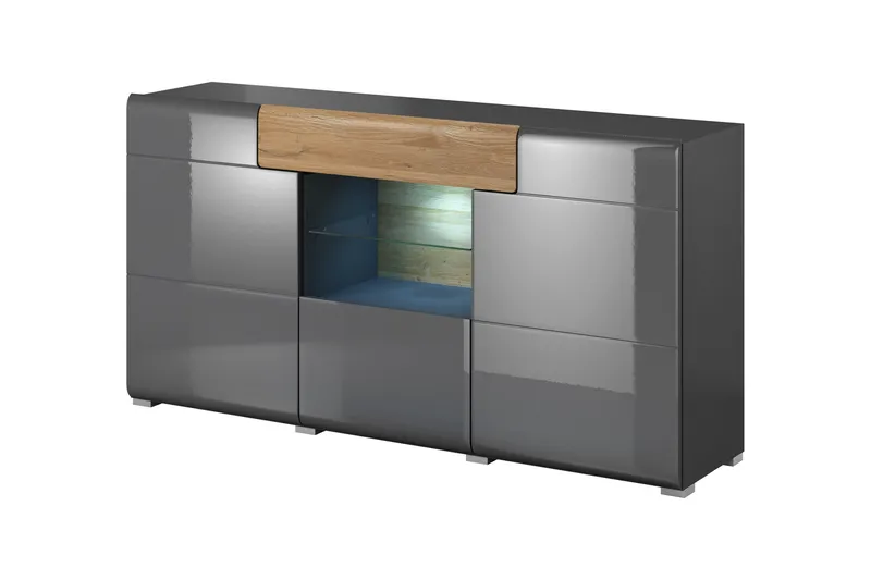 Toreno Sideboard 39x159 cm, Natur/Antracit