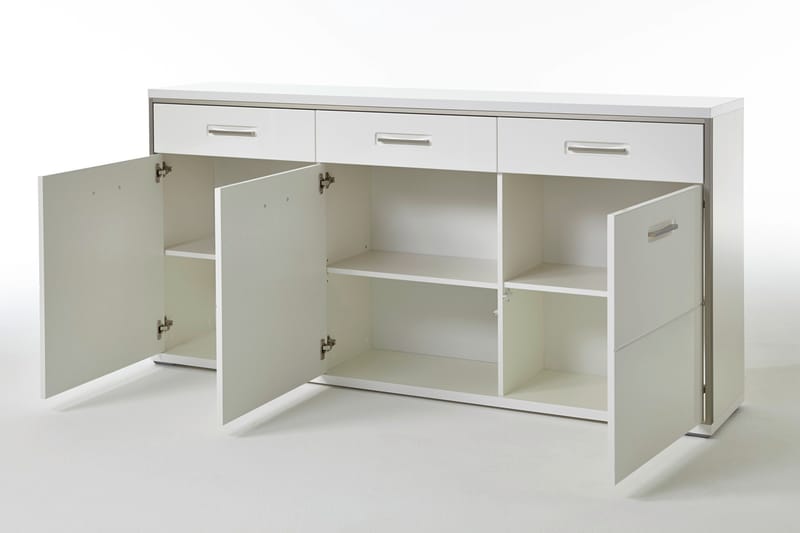 Trento Skänk - Vit Högglans - Förvaring - Förvaringsmöbler - Sideboard & skänk