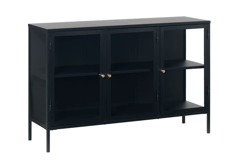 Umbri Sideboard 3 delar 132 cm - Svart - Sideboard & skänk