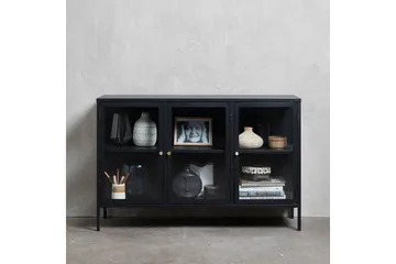 Umbri Sideboard 3 delar 132 cm - Svart - Förvaring - Förvaringsmöbler - Sideboard & skänk