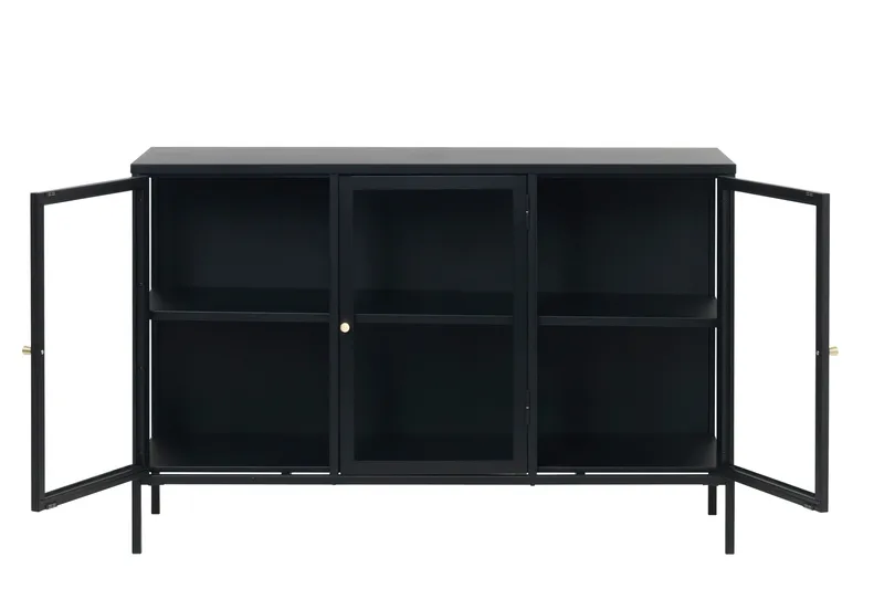 Umbri Sideboard 3 delar 132 cm - Svart - Förvaring - Förvaringsmöbler - Sideboard & skänk