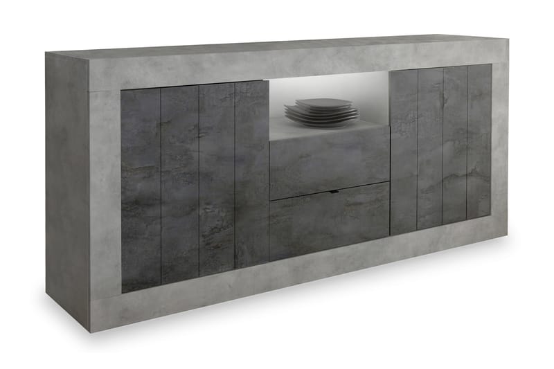 Urbino Skänk 184 cm - Gråmelerad - Sideboard & skänk