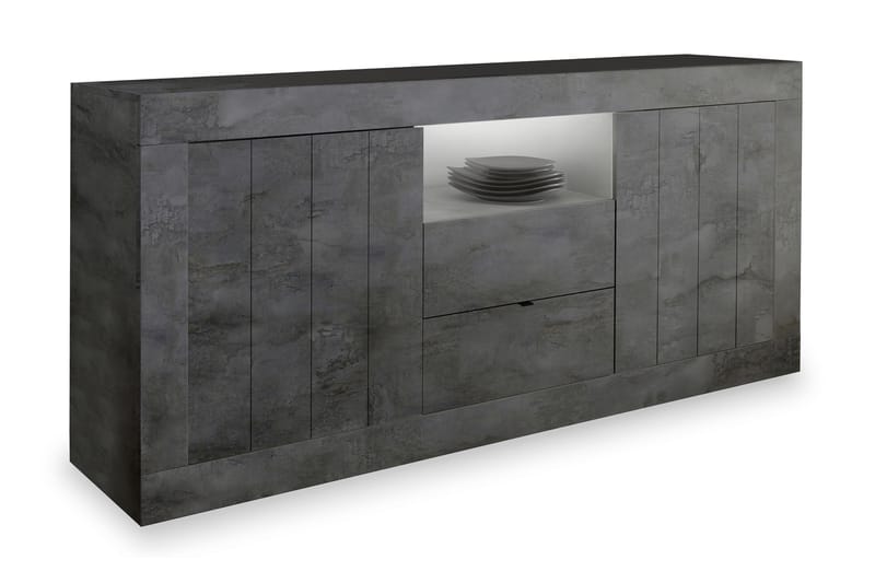 Urbino Skänk 184 cm - Mörkgrå Betong - Sideboard & skänk