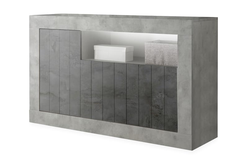 Urbino Skänk Medio 138 cm - Gråmelerad - Sideboard & skänk