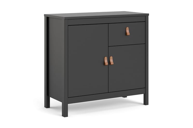 Vallvidera Sideboard 38x82 cm - Svart/Natur - Sideboard & skänk