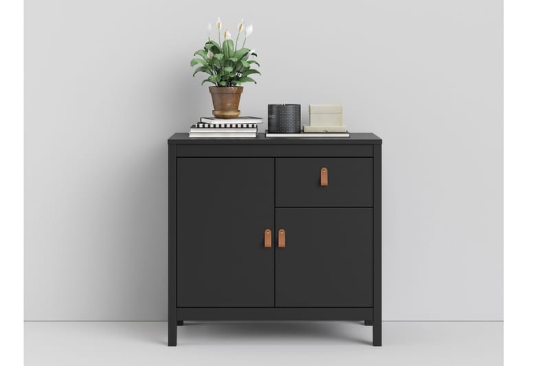 Vallvidera Sideboard 38x82 cm - Svart/Natur - Sideboard & skänk