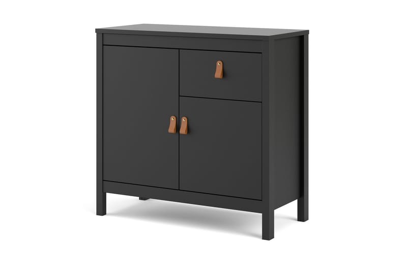 Vallvidera Sideboard 38x82 cm - Svart/Natur - Sideboard & skänk